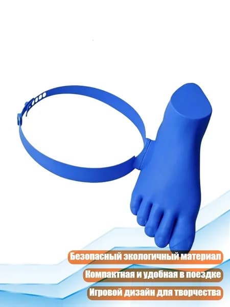 Детская летняя шляпа, Синий