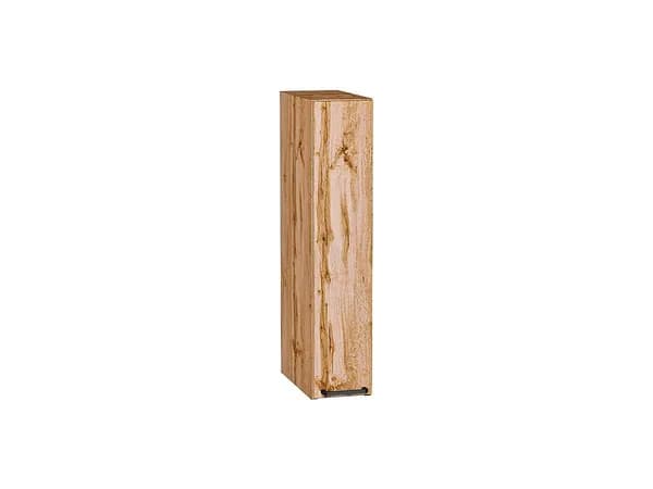 Шкаф верхний бутылочница Флэт, цвет фасада Wotan Oak 2S, цвет каркаса Дуб Вотан, 716*150*318 мм (В*Ш*Г)