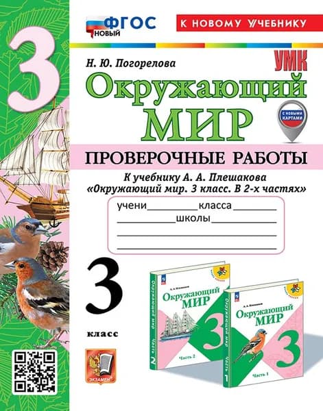Проверочные работы Окружающий мир 3 класс Погорелова | Погорелова Надежда Юрьевна