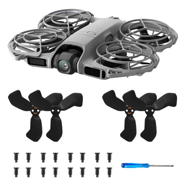 Сменные пропеллеры для дрона DJI Neo 2, черные, комплект из 2 пар