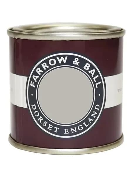 Краска для мебели и декора ультраматовая, меловая краска Farrow & Ball Estate Emulsion цвет 242 Pavilion Gray, 100 мл