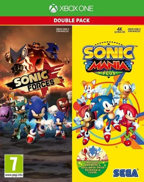 Игра Sonic Mania Plus + Sonic Forces Double Pack Xbox One Диск на Xbox One