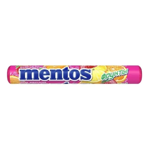Жевательное драже Mentos This or That со вкусом фруктов 37 г