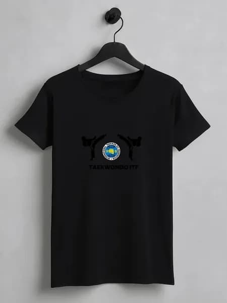 Футболка с принтом taekwondo