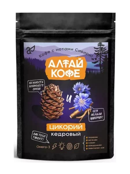 Кедровый напиток Алтай кофе цикорий Алтай-Селигор 120г