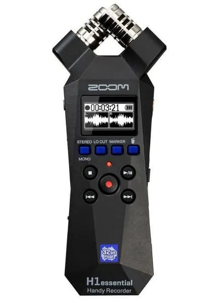 Zoom H1e Портативный рекордер, диктофон, запись 32-bit Float, для музыкантов подкастов видео
