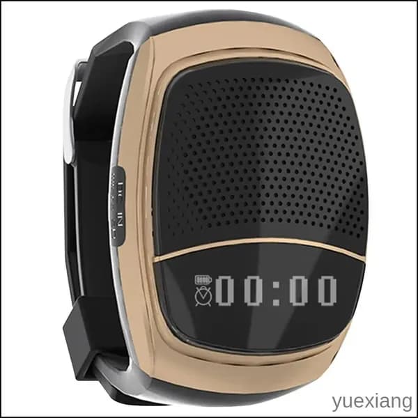 Золотистый Bluetoothбраслет B90, снабженный емкостью 400 мАч, применяется как популярная колонка для спорта yuexiang21