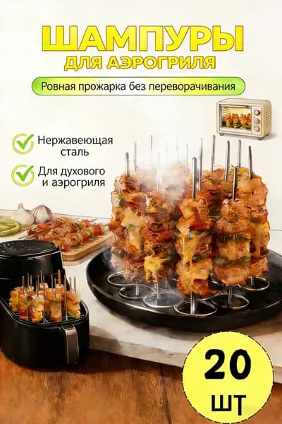 Шампур 10 см, 20 шт