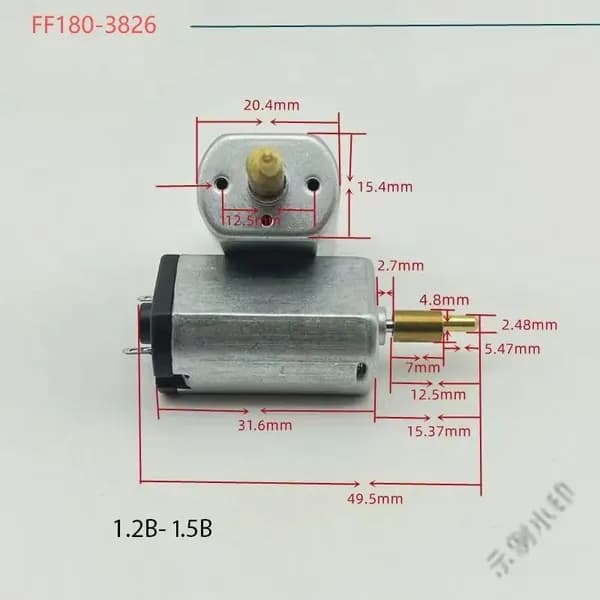 FF180 Panasonic высокоскоростной двигатель 1.2V1.5V машинка для стрижки волос бритва-триммер для волос в носу аксессуары
