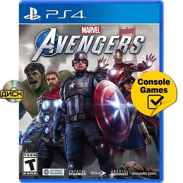 Игра PS4 Marvel Мстители (Avengers) (PlayStation 4, Русская версия)
