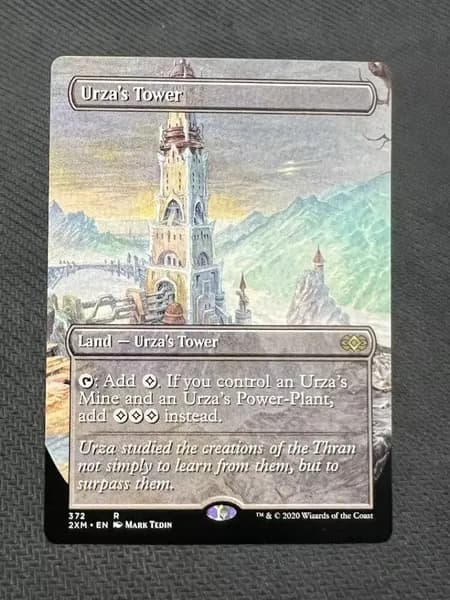 Уникальные карты MTG: Urza's Saga, Vampiric Tutor, Verdant Catacombs Extended Art, Box Topper + Защитный чехол!