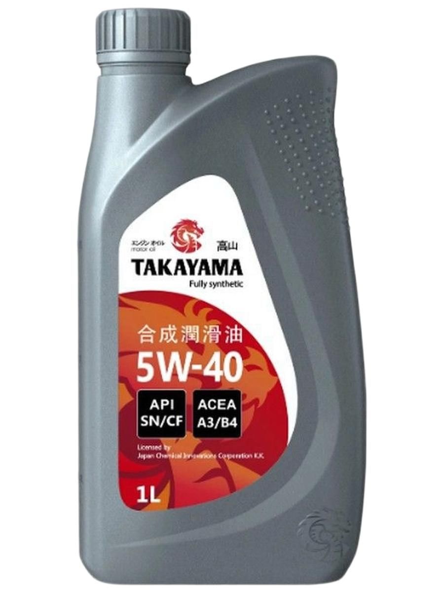 TAKAYAMA 5W-40 Масло моторное, Синтетическое, 1 л