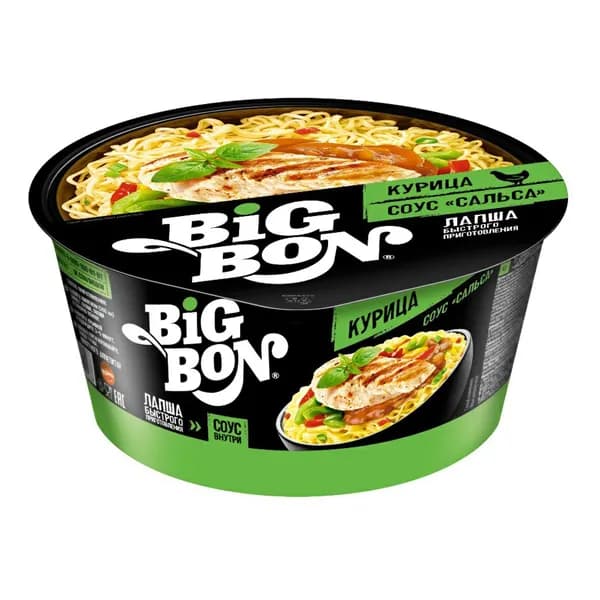 Лапша Big Bon со вкусом курицы 85 г