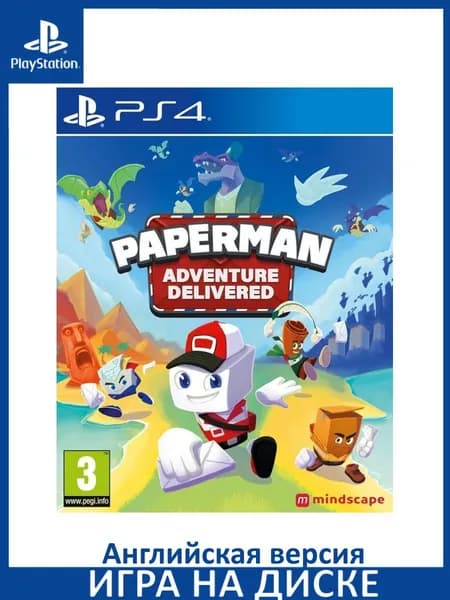 Игра Paperman: Adventure Delivered PS4 Диск на PlayStation 4 Английская версия