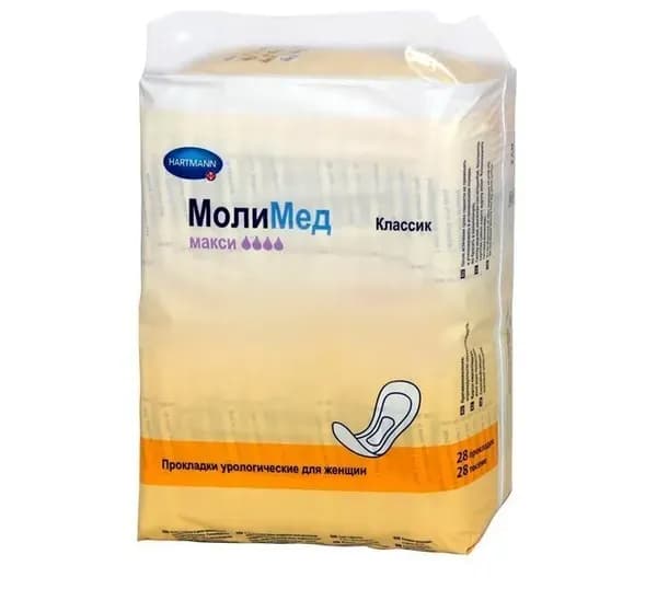 Прокладки урологические прокладки MoliMed Classic Maxi/МолиМед Классик Макси, 28 шт