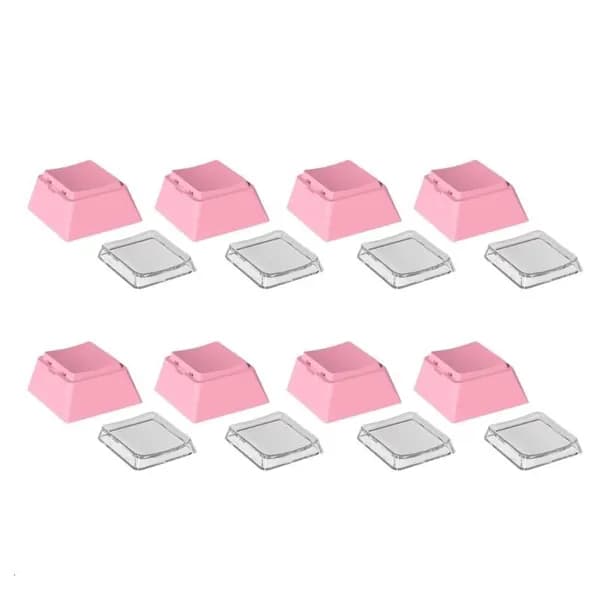 8 шт. сублимационные кейкапы Cheey Profile PBT+PC, Светло-красный