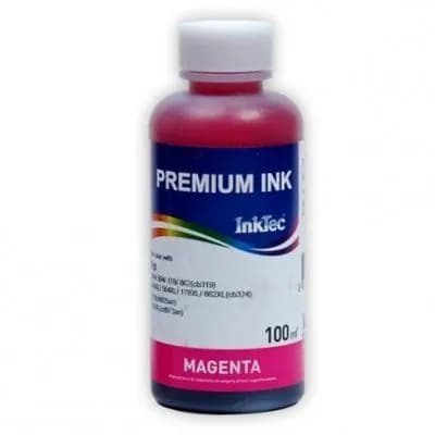 Чернила водные InkTec Magenta для струйного принтера HP 178 7510 C5383 D5463 C5383 C310b CN503c C6383 D5460 C410c C6380 B8553 D7560 C309g C6375 B8550 C309h C6324 C310a C309c C5324 D7560 (H7064-100MM)
