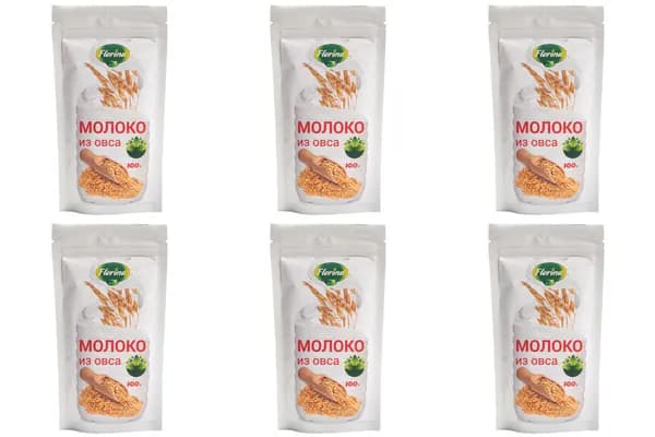 Florina Молочко из овса (сухое), 100 гр, 6 шт