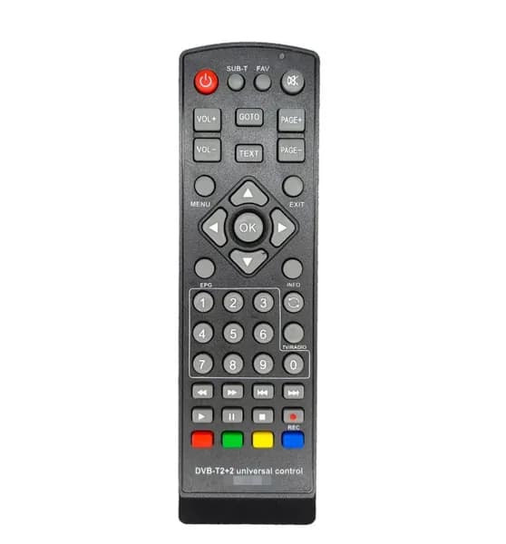 Пульт универсальный Huayu для цифровых DVB-T2 ресиверов DVB-T2+2