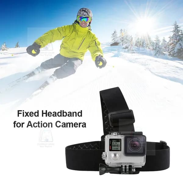Регулируемая головная повязка для экшн-камер GoPro, DJI, SJCAM и других