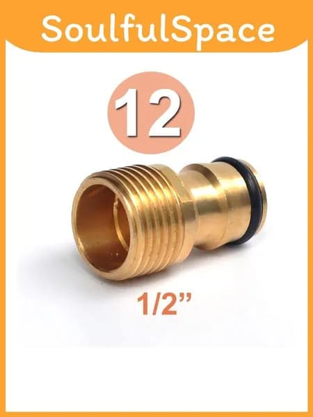 адаптер для шланга heavy duty brass quick connect, стиль l, для сада и сельского хозяйства