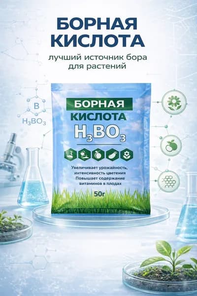 Борная кислота 50гр / 1шт