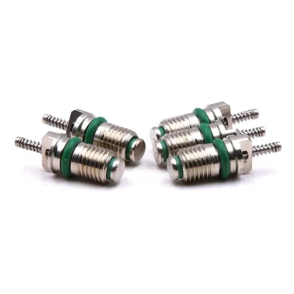 Золотник IC3-А, 5 шт. ниппель кондиционера под фреон, L 20mm, D 6 mm.