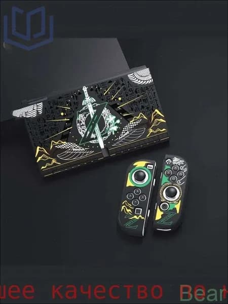 Силиконовый защитный чехол на игровую приставку Nintendo Switch Oled, мягкий чехол из TPU ZELDA