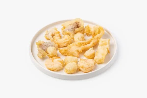 Ассорти из рыбы и морепродуктов в кляре, 150 г