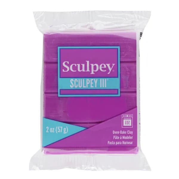 Полимерная глина Sculpey III 515 цвет фиолетовый 57 гр.