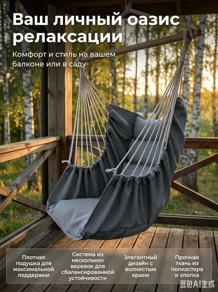 Садовые качели 130х100х130см