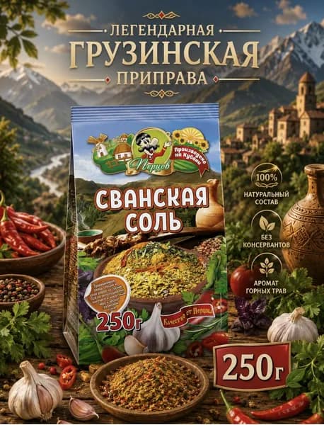 Сванская соль "Перцов" 250г