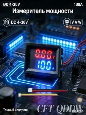 устройство измерения мощности M430, 100 А, цифровое, двухцветное отображение