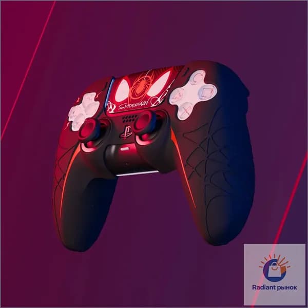 Тематический Человек-паук / Силиконовый чехол для геймпада PS5 / защитный кейс джойстика Sony Playstation 5 Dualsense