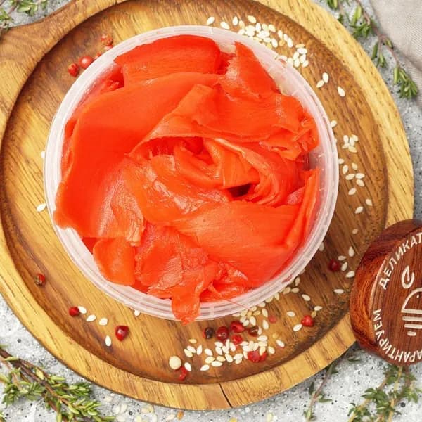 Имбирь маринованный розовый от Шефа 250г
