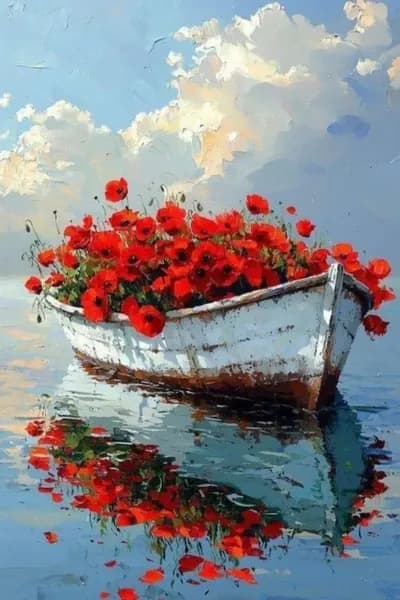 Металлические таблички с цветами-Винтажный декор для дома20x30cm