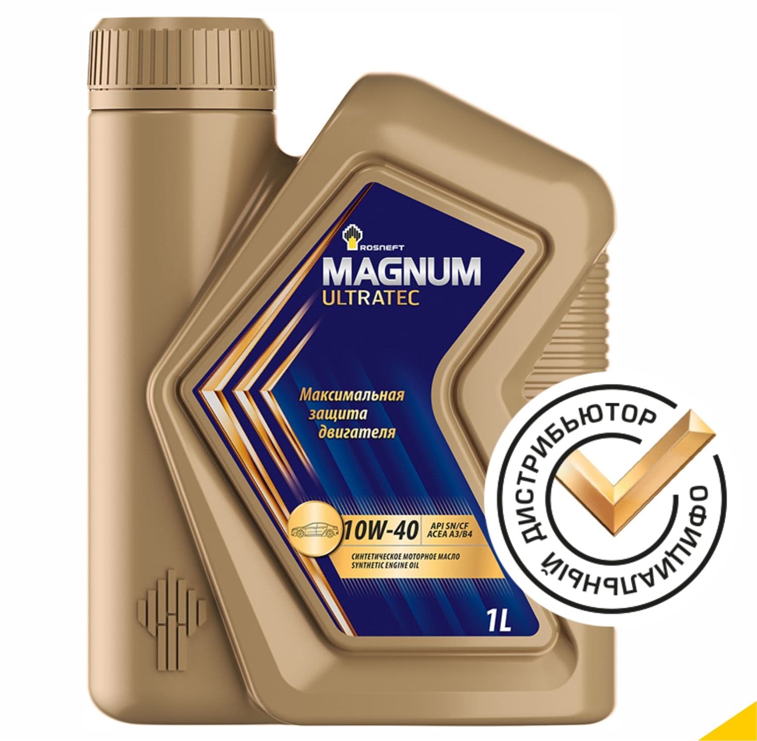 Rosneft MAGNUM ULTRATEC 10W-40 Масло моторное, Синтетическое, 1 л
