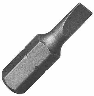 Вставка-бита 1/4"DR шлицевая, SL5, 25 мм БМ