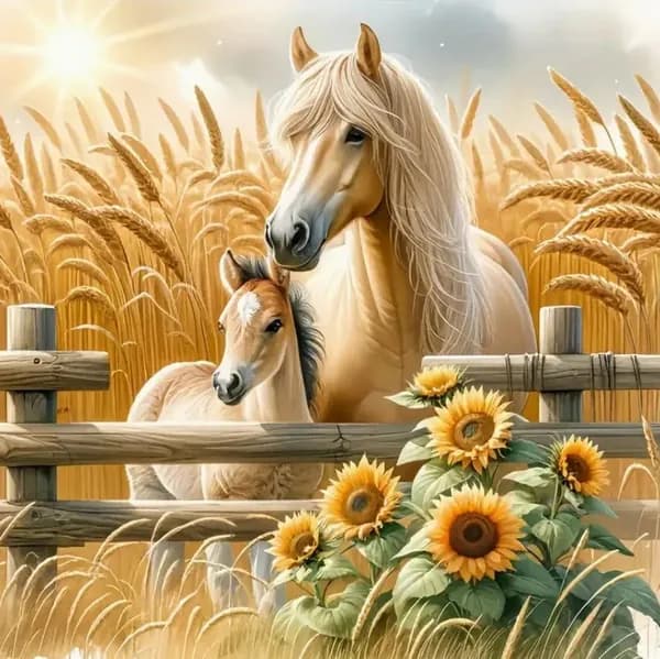 Алмазная мозаика Картина стразами 30X30 см животные и природа
