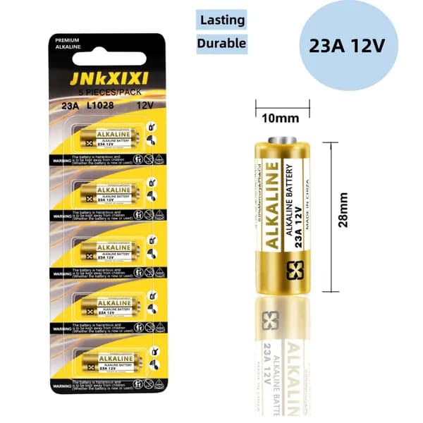 Батарейка А23 (23А) 12V, High Voltage Alkaline, уп. 5 шт/1 Карта