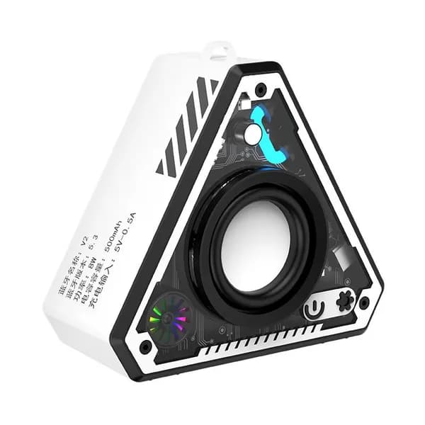 Беспроводная Bluetooth мини-колонка v2 для улицы с функцией подключения двух устройств, поддержкой карт памяти и голосовым оповещением, мини-умная колонка.