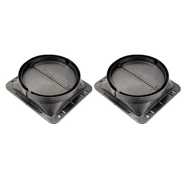 2PCS Клапан Противозадувной Для Кухонной Вытяжки Из Термостойкого ПП Материала 20 5x18 2 см
