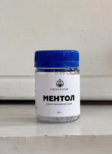 Ментол кристаллический, 30 г.