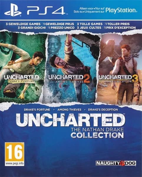Игра Uncharted: Натан Дрейк. Коллекция (PlayStation 4, Русские субтитры)