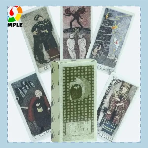 La Corte Dei Tarocchi - Italian Hand-Painted Style Tarot Card Карты Таро Карточная игра Настольная игра
