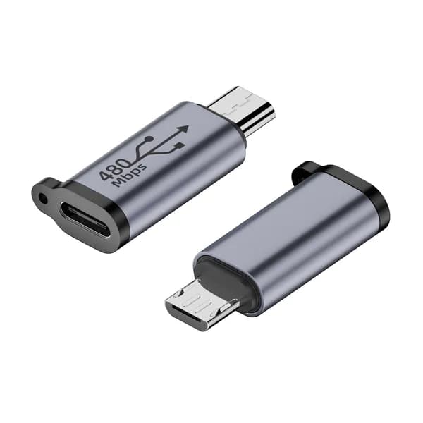 К адаптеру Micro USB Type-C мама к USB-разъему папа