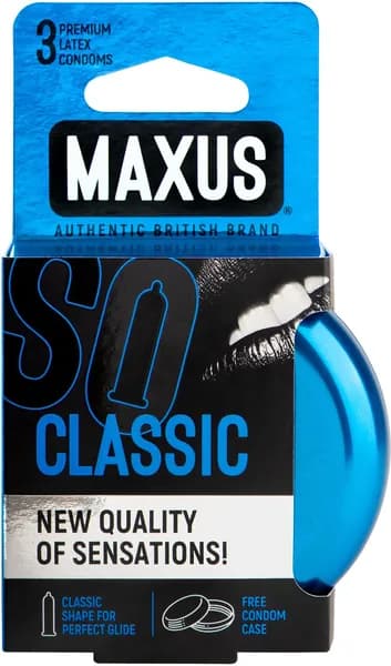 Презервативы в железном кейсе классические MAXUS Classic №3