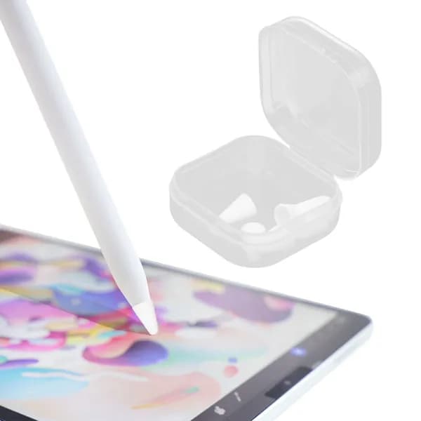 Белые силиконовые защитные накладки на наконечники стилуса для apple pencil, 8 штук