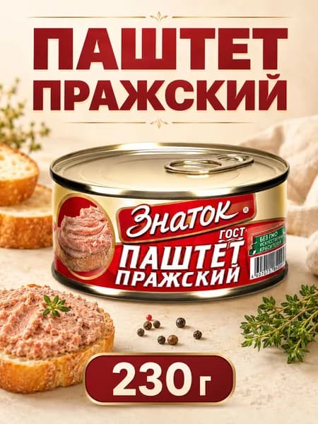 Паштет Пражский 230 грамм
