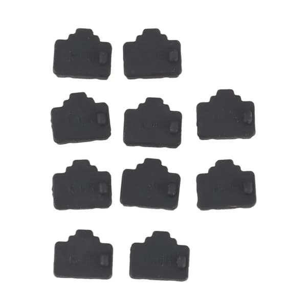 Порт концентратора Ethernet RJ45 Защитная заглушка с защитой от пыли 10 шт. Черный